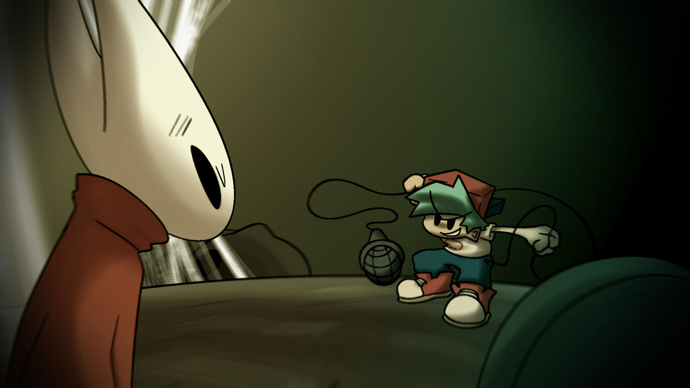 Hornet and BF - Full Rendered, Airbrush Shading, Simple BG