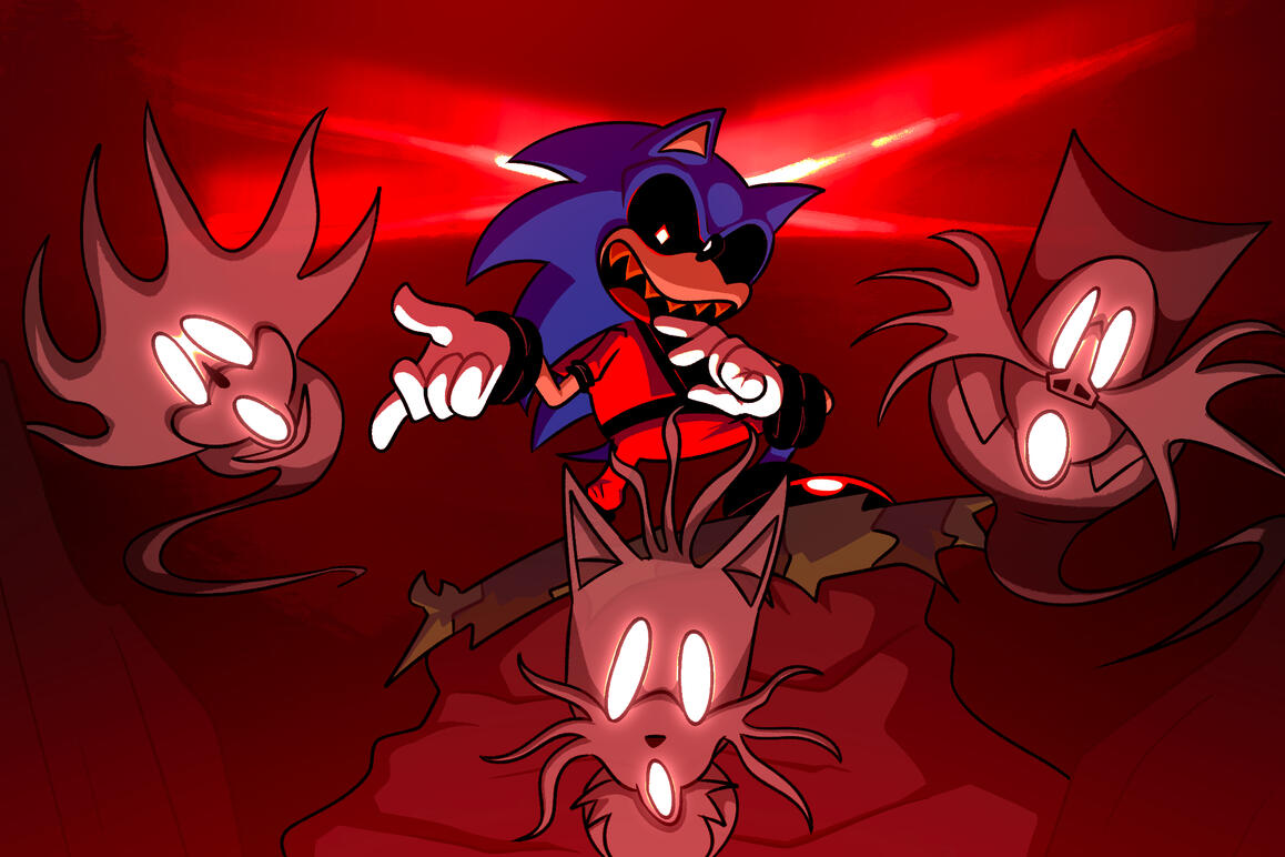 Come Out To Play - Full Rendered, Flat Shading, 4 Characters