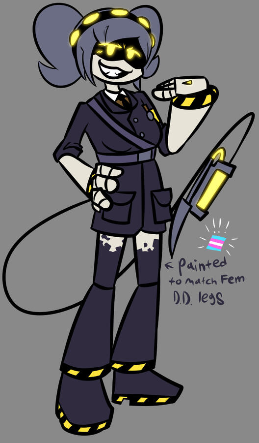 Fanart of Serial Designation J from Murder Drones