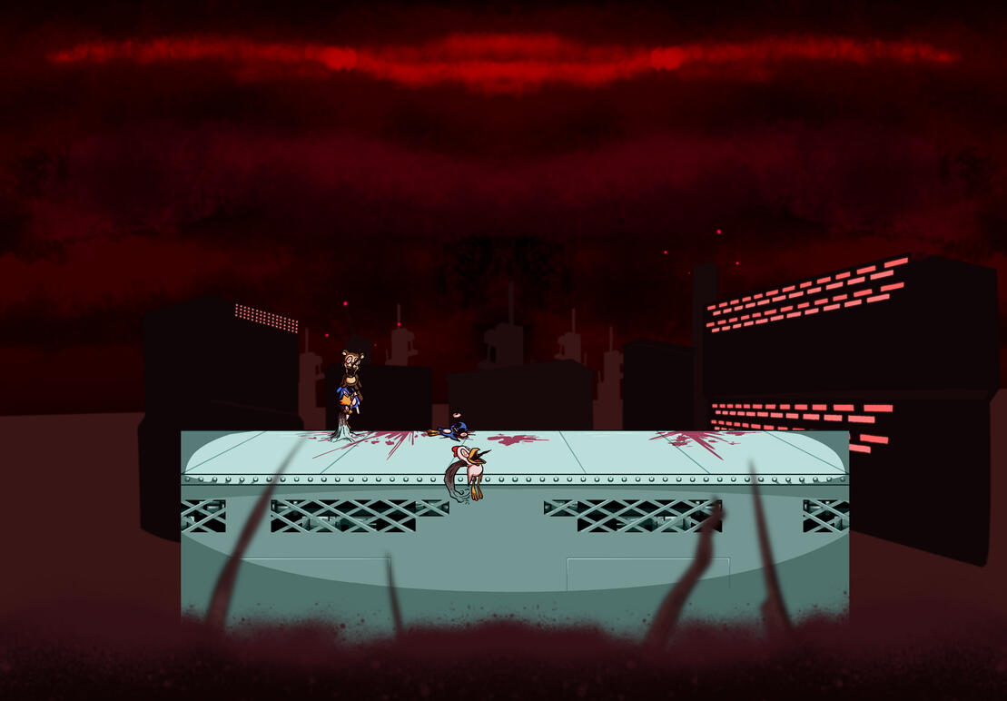 RED ALERT - BG Art Example